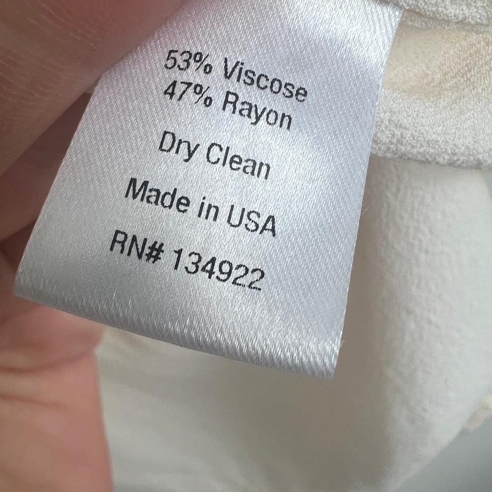 Emerson Fry Long Sleeve Popover Button Down Collared Viscose Shirt Top - Picture 4 of 6